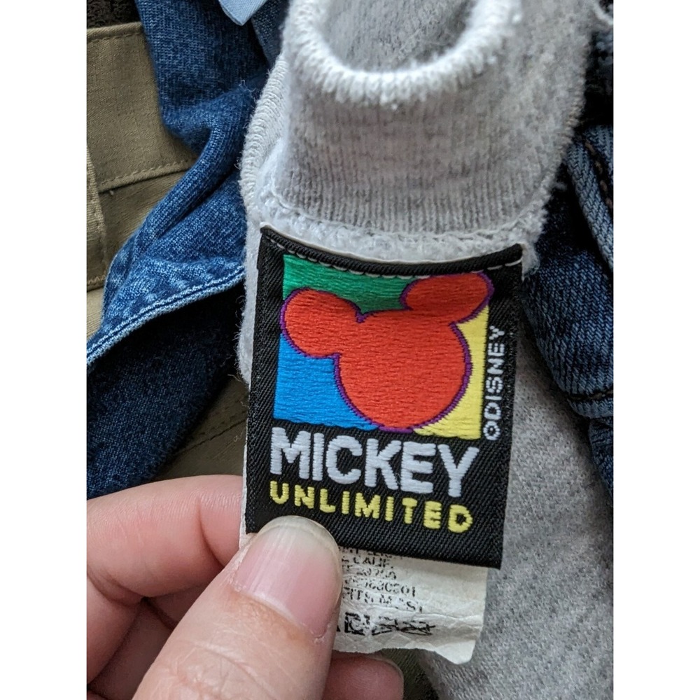 Vintage Disney Mickey Unlimited Sweatshirt Men's Size Large Gray - Picture 3 of 11